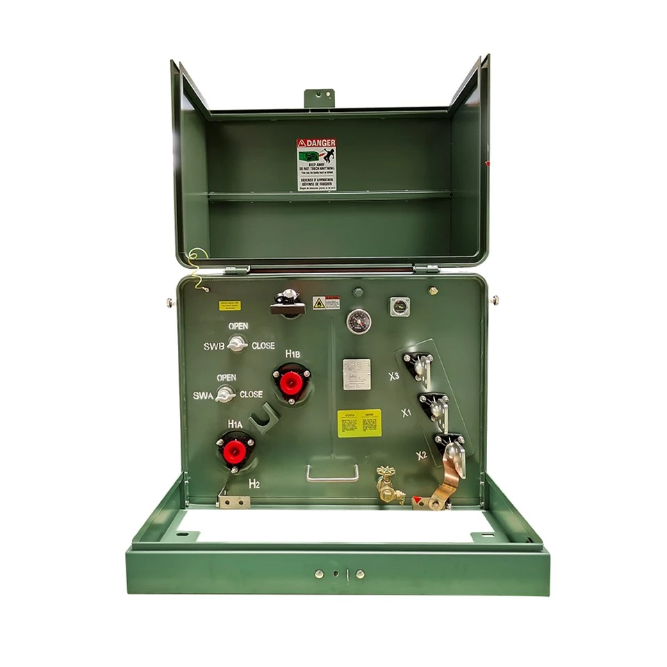25KVA-24GrdY/13.8-0.12/0.24 كيلو فولت محول مثبت على وسادة أحادية الطور
